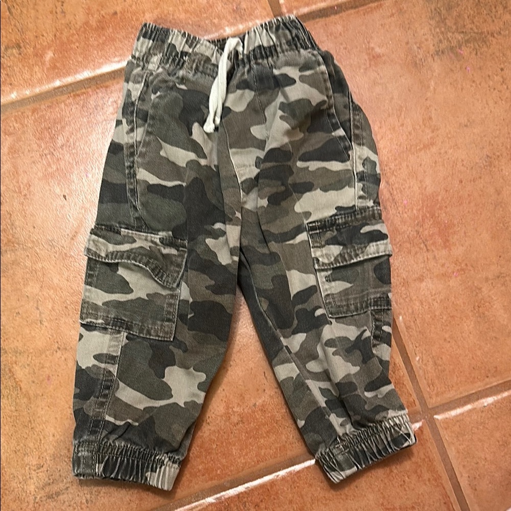 Janie and Jack Camouflage Cargo Pants